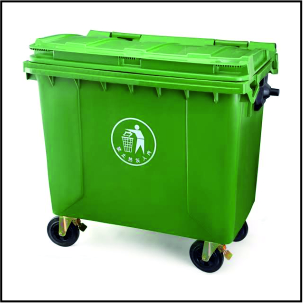 Waste bin hydraulic systems