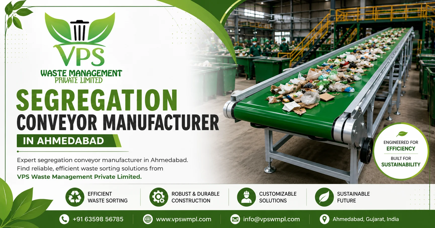 Segregation Conveyor Manufacturer