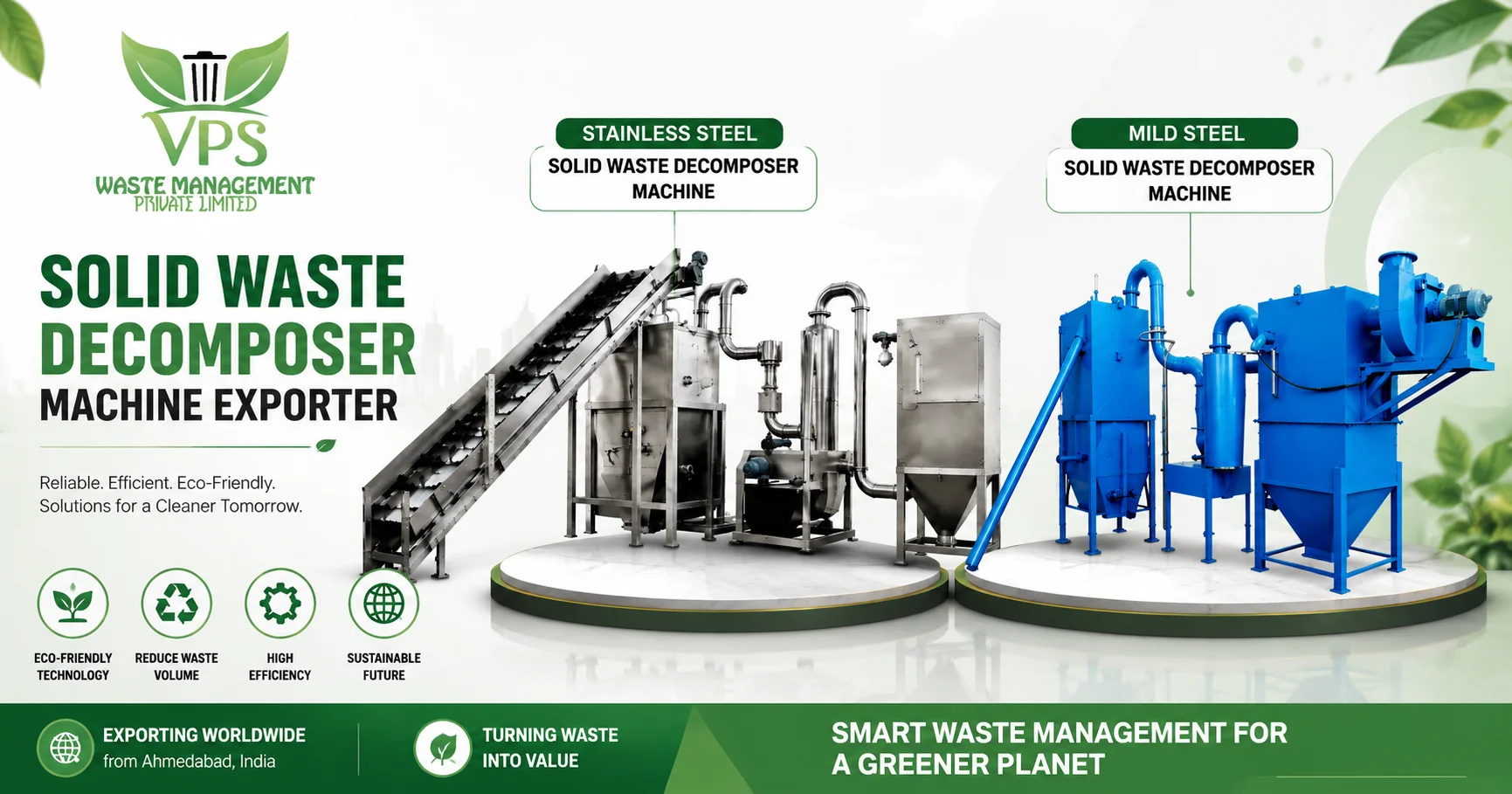 Solid Waste Decomposer Machine Exporter